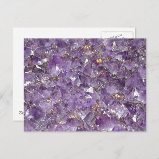 Carte Postale Amethyst Sparkles (Devant / Derrière)