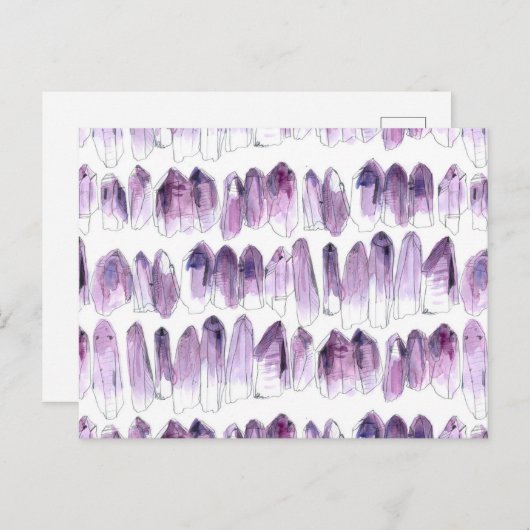 Carte Postale Améthyste (Devant / Derrière)