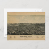 Carte Postale Amherst, Massachusetts (1886) (Devant / Derrière)