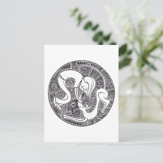 Carte Postale Ami (Debout devant)