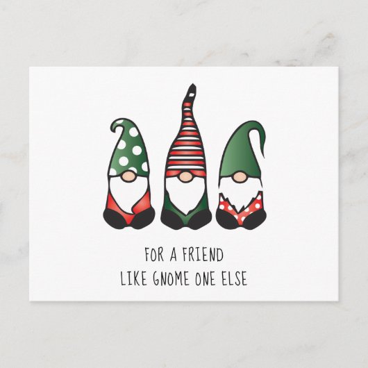 Carte Postale Ami Comme Gnome One Else (Devant)