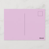 Carte Postale Ami conversation violet coeur Saint Valentin (Dos)