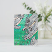 Carte Postale Amical Dolphin Pod (Debout devant)