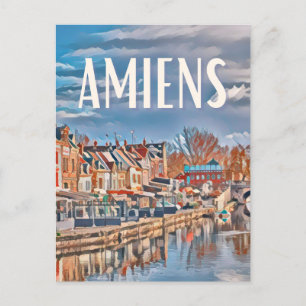 Carte Postale Amiens Photo Vintage 