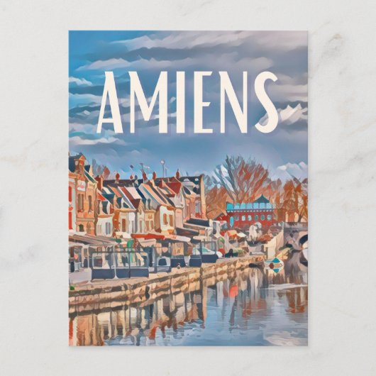 Carte Postale Amiens Photo Vintage  (Devant)