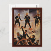 Carte Postale Amiral Tegetthoff À La Bataille De Lissa (Devant / Derrière)