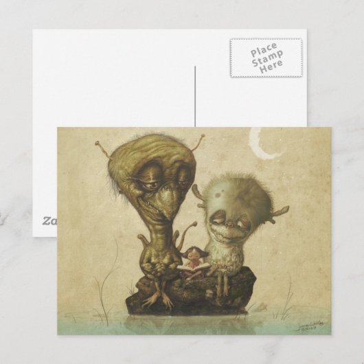 Carte Postale Amis (Devant / Derrière)