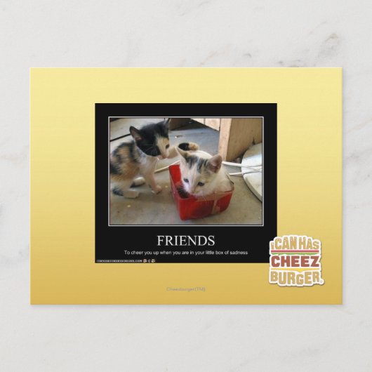 Carte Postale Amis (Devant)