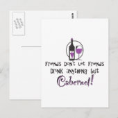 Carte Postale Amis (Devant / Derrière)