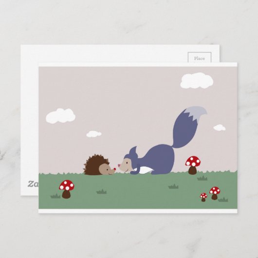 Carte Postale Amis (Devant / Derrière)