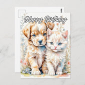 Carte Postale Amis aimants pour toujours (Devant / Derrière)