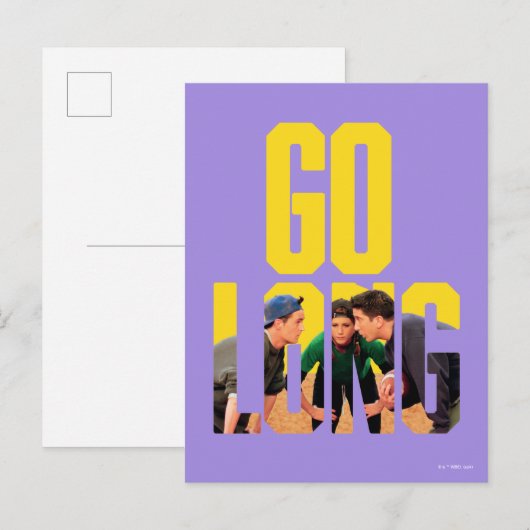 Carte Postale AMIS™ | Aller long devis (Devant / Derrière)