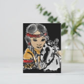 Carte Postale Amis autochtones (Debout devant)