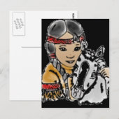 Carte Postale Amis autochtones (Devant / Derrière)