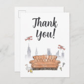 Carte Postale AMIS™ | Central Perk Merci (Devant / Derrière)