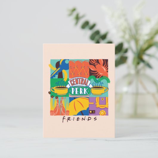Carte Postale AMIS™ | Central Perk Vibrant Graphic (Debout devant)