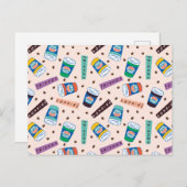 Carte Postale AMIS™ | Central Perk Vibrant Motif café (Devant / Derrière)