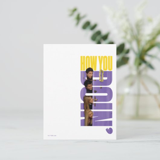 Carte Postale AMIS™ | Comment tu fais ? (Debout devant)