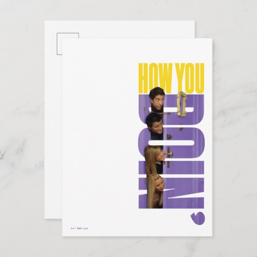 Carte Postale AMIS™ | Comment tu fais ? (Devant / Derrière)