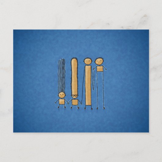 Carte Postale Amis (couleur 2) (Devant)