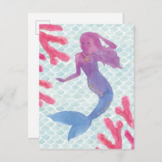 Carte Postale Amis de la mère I (Devant / Derrière)