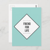 Carte Postale Amis de la vie (Devant / Derrière)