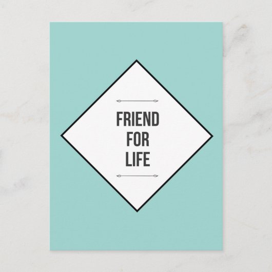 Carte Postale Amis de la vie (Devant)