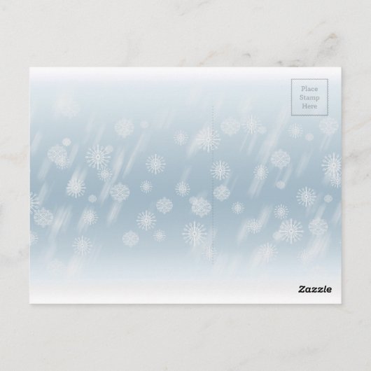 Carte Postale Amis de neige (Dos)