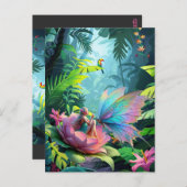 Carte Postale Amis du jardin (Devant / Derrière)