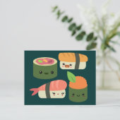 Carte Postale Amis du Sushi (Debout devant)