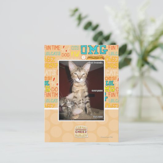 Carte Postale Amis Idiot (Debout devant)