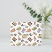 Carte Postale AMIS™ | Motif d'icône Poka Dot (Debout devant)