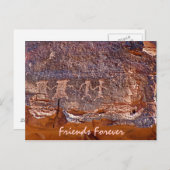 Carte Postale Amis pour toujours (Devant / Derrière)