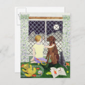 Carte Postale Amis pour toujours (Devant / Derrière)