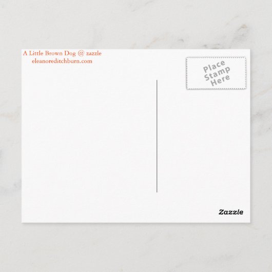 Carte Postale Amis rustiques (Dos)