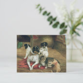 Carte Postale Amis stables (Debout devant)