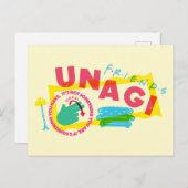 Carte Postale AMIS™ Unagi (Devant / Derrière)