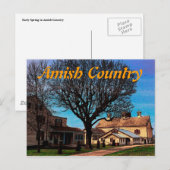 Carte postale Amish Barn (Devant / Derrière)