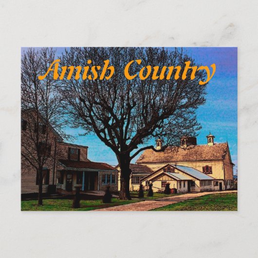 Carte postale Amish Barn (Devant)