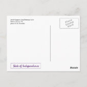 Carte Postale Amish Buggies (Dos)