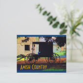 Carte postale Amish Buggy (Debout devant)