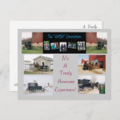 Carte postale "AMISH" Connection (Devant / Derrière)