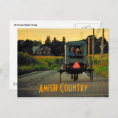 Carte postale Amish Country (Devant / Derrière)
