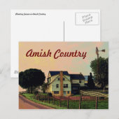 Carte postale Amish Country (Devant / Derrière)
