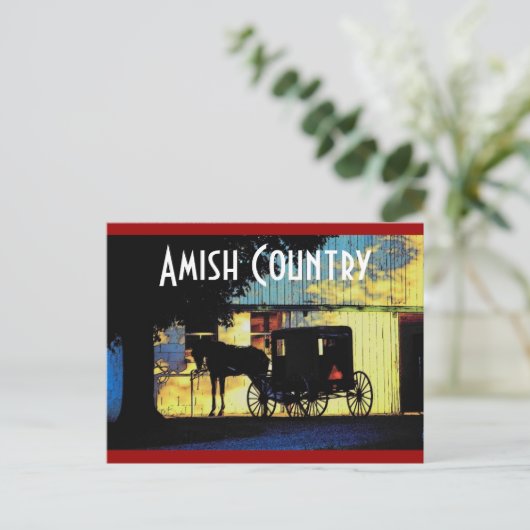 Carte postale Amish Country (Debout devant)