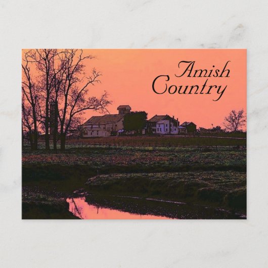 Carte postale Amish Country (Devant)