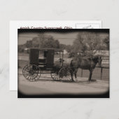 Carte Postale Amish Country Sugarcreek, Ohio (Devant / Derrière)