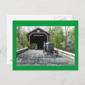 Carte postale amish de _de pays (Devant / Derrière)