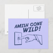 Carte Postale Amish Est Sauvé ! (Devant / Derrière)