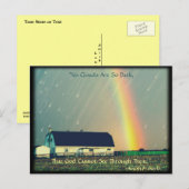 Carte Postale Amish Postcard Proverbe Encouragement. Religieux (Devant / Derrière)